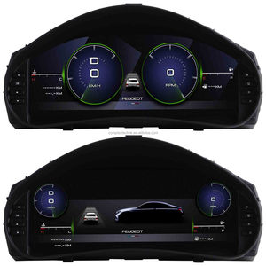 Panel de instrumentos digital LCD de 12.3 pulgadas, cabina virtual para Peugeot 206 2004-2008, velocímetro, odómetro - Product Image 2