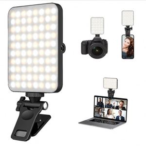 Anillo de Luz LED para Selfies X625, con Ajuste de Brillo, Temperatura de Color 3000K-6500K, Diseño Blanco/Negro para Teléfonos Móviles - Product Image 1