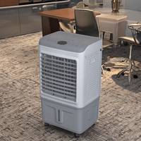 Mini climatiseur évaporatif portable du Myanmar 4000m3/h 20L avec télécommande, couvercle en plastique, moteurs de ventilateur CC, pompe à air, climatiseur
