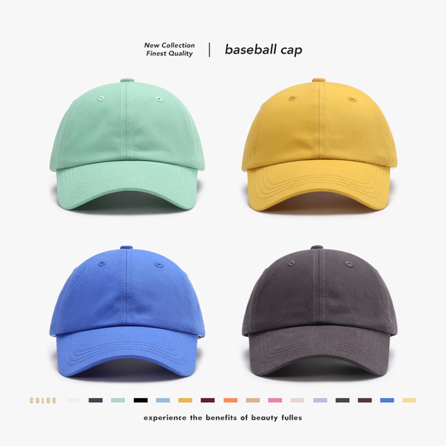 Spring Summer Outdoor Light Board Black Men Women Neutral Soft Top Baseball Cap Fashion Breathable 100% Cotton Satin Panel