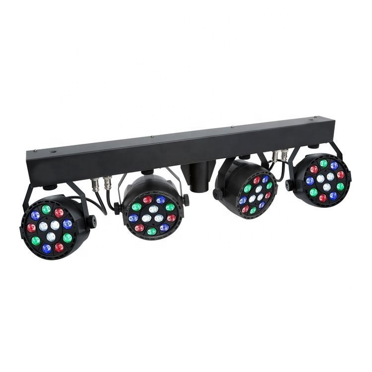High Quality Dj Lights 48 Pieces 3w Rgbw Led Par Portable Disco Dj Equipment Bar Stage Lighting With Stand Stage Lights