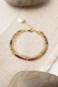 Haute Qualité Dainty Pastèque Tourmaline Bracelet À La Main Guérison Cristal Bijoux Non Ternir Bijoux Bracelet En Pierre Naturelle - Product Image 2