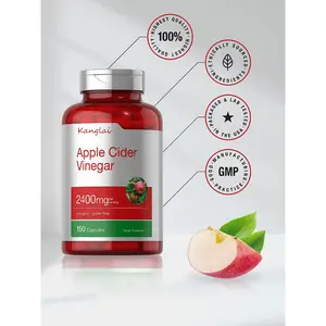 Nhãn hiệu riêng Hữu Cơ Viên nang giảm cân thuốc đường miễn phí Detox Apple Cider Vinegar viên nang