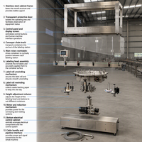 Línea de Producción de Embotellado de Bebidas y Refrescos Sunswell de 20000 BPH con Certificación CE