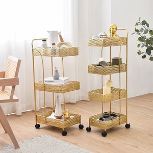 Chariot de rangement multifonctionnel haut de gamme pour cuisine, salle de bain, SPA, salon de beauté et manucure, avec chariot de service pour salon de beauté et restaurant - Product Image 1
