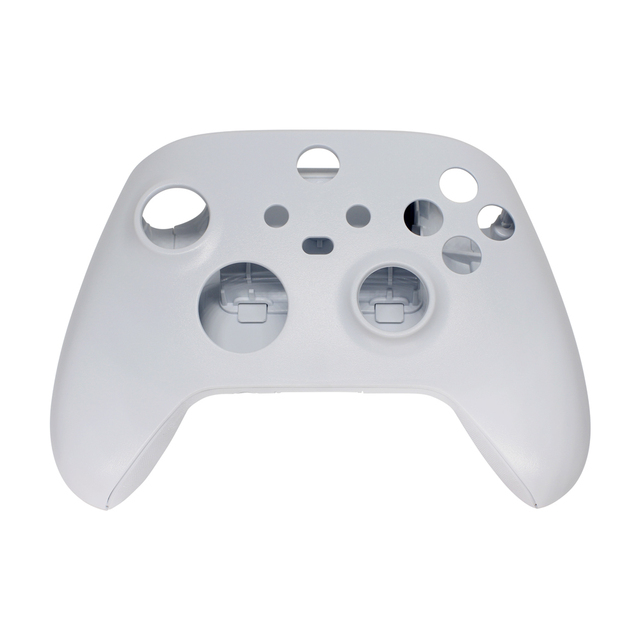 Solid White Solid Color Front Case Faceplate for Xbox Series XS Controller Top Housing Shell Cover Side Rails Battery Cover