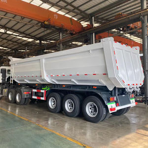 Système de freinage double ligne de haute qualité pour le transport de sable, de pierre et de charbon, système de freinage double ligne, 3 essieux, remorque à benne basculante - Product Image 5