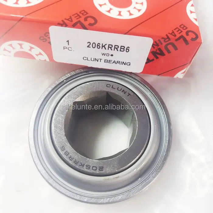 ราคาดี 206KRRB-AH06 Hex Bore แบริ่งการเกษตร 206KRRB ใส่ลูกปืน 206KRRB6 แบริ่ง