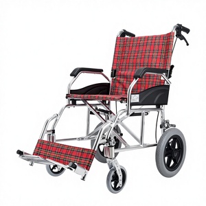 Kangjian Aluminum Alloy Folding Wheelchair Lightweight Manual U-Brake For <b>Elderly</b> And Disabled - Product Image 1