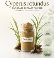 Extrait de racine de Cyperus Rotundus en poudre 10:1 20:1 soluble dans l'eau en emballage en fût pour complément alimentaire
