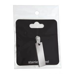 Ciondolo Rettangolare in Acciaio al Titanio 10x32mm, Placcato in Oro 14k e 18k, Componenti per Gioielli - Product Image 2