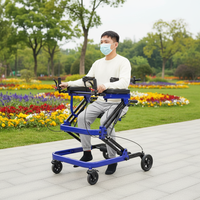 Déambulateur vertical pour adultes avec roues, aide à la marche et entraînement des membres inférieurs pour la rééducation de la paralysie cérébrale hémiplégique