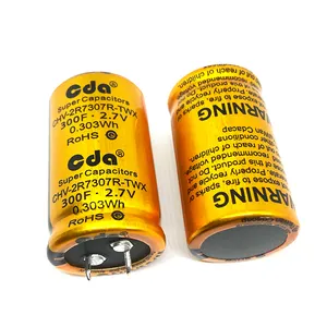 Condensador de alta potencia 2.7V3.3F, CHV-2R7335R-TW 4F 4.7F 5F 7F 8F 10F 12F 15F 16F 18F 20F 22F 25F 30F 50F 100F