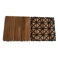 Dalles de terrasse emboîtables WPC 30x30 cm en composite bois-plastique pour extérieur, jardin et patio – Idéales pour le bricolage