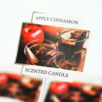 Étiquettes personnalisées pour bougies avec impression dorée à chaud, étiquettes cosmétiques, étiquettes parfumées pour emballages cadeaux artisanaux pour les fêtes