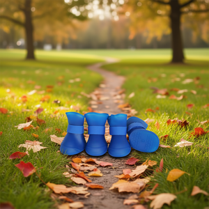 Chaussures pour chien en caoutchouc élastique, protection toutes saisons, tailles XS, S, M, L, style décontracté simple, vêtements pour animaux de compagnie - Product Image 2