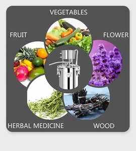 Máquina de Destilación de Rosas y Lavanda, Equipo de Elaboración de Licores Pequeño de Acero Inoxidable 304 para el Hogar - Product Image 4