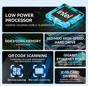 Panel <span class=keywords><strong>PC</strong></span> Android industriel J6412 N5095 N95 8G 128G pouces écran avec pour HDMI VGA pas cher prix aluminium IP65 Offre Spéciale Windows - Product Image 3