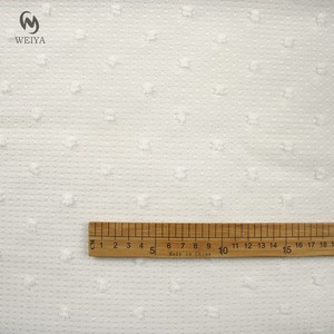 Enfants Mignon Robe Blanche Tissu Coupe Fleur Dobby Texture Armure Grand <span class=keywords><strong>Plumetis</strong></span> Poly Nylon Tissu avec Broderie Dot - Product Image 4