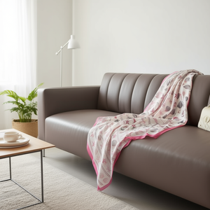 Pañuelo Cuadrado Pequeño con Diseño de Estrella de Cinco Puntas y Concha Marina, 70x70cm, 38G, Accesorio de Moda para Mujer - Product Image 2