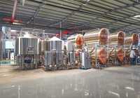 Cuve de brassage Copper Brite avec enveloppe en cuivre rouge, cuve de conditionnement de bière 1000L BBT