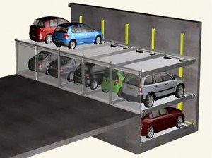 Système de stationnement vertical de voiture semi-automatique à plusieurs niveaux intelligent Équipement de stationnement de parc de puzzle - Product Image 5
