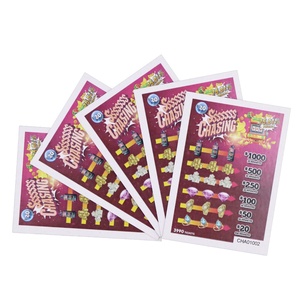 3 Chances Fine Same to Win Pull Tab <b>Cards</b> Custom Printing Recyclable Pull Game Design Pull Tabs Gambling Tickets - Product Image 5