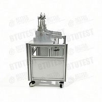 Probador automático de punto de suavidad de asfalto de 4 muestras, control por PC, GB/T 4507, 0-180 ℃ Para Betún y Resina