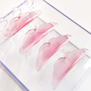 Có thể giặt siêu tự dính glueless Gel Lash nâng que phẳng Lash perming Silicone sheilds không có keo lông mi Curler 2 cặp - Product Image 6