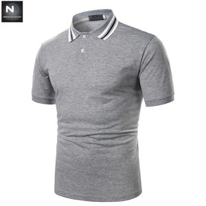 Polo de diseño OEM personalizado para hombre, camisa con logotipo bordado, Polo de Golf liso de manga corta en blanco, por NEEDS al aire libre - Product Image 5