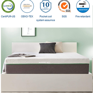 Matelas en latex de qualité supérieure, vente en gros directe, matelas en mousse à mémoire de forme avec gel, tailles Queen, Simple et King, certifié CE ISO - Product Image 2