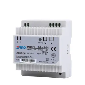 Fabricante Smps DR-45W 12V 3.5A Única Saída DIN Rail Switch Fonte de Alimentação Unidades Com luz de tira led e câmera cctv 12vdc