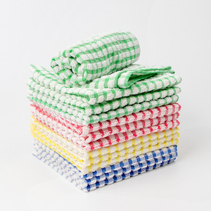 Serviettes de cuisine épaisses, absorbantes, sans peluches, 100% coton, motif rectangulaire en treillis, pour casseroles et poêles - Product Image 5
