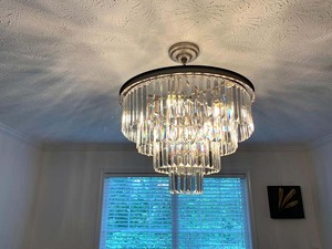 Candelabro de cristal, candelabros modernos, accesorio de iluminación LED de 3/4/5/6 niveles, diseño de iluminación y circuitos, cartón marrón, CE Rohs, 1 Uds. - Product Image 2