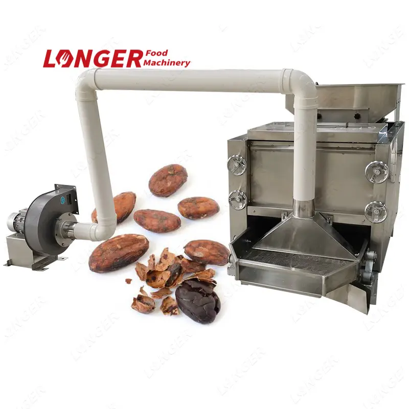Ce Goedgekeurd Cacao Bean Dunschiller Koffie En Cacao Bonen Peeling Machine