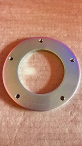 Original Design Injection Molded Plastic Encapsulated Reinforced Industrial Mount <b>Ring</b> <b>Plate</b> with Steel Insert - Product Image 5