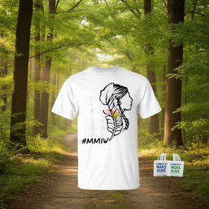 Camiseta MMIW Feather Justice para Adultos, Unisex, Manga Corta, Cuello Redondo, Impresión Serigráfica, para Caminar, Correr y Eventos - Product Image 3