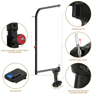 Convertitore <span class=keywords><strong>a</strong></span> <span class=keywords><strong>batteria</strong></span> MINOVA con 10 fili riscaldanti, taglierina manuale <span class=keywords><strong>per</strong></span> blocchi di schiuma <span class=keywords><strong>a</strong></span> <span class=keywords><strong>filo</strong></span> caldo (solo corpo macchina) - Product Image 3