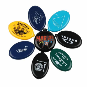 Mini Custom PVC Oval Challenge Coin Mat Non Slip Waterproof For Coin Display Collection And Desktop Protection - Product Image 1