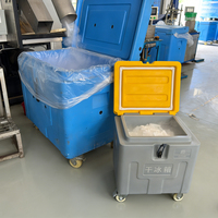 Glacière isotherme rotomoulée 45L en LLDPE pour la conservation de la glace sèche, idéale pour les aliments, les produits pharmaceutiques et les usages en laboratoire