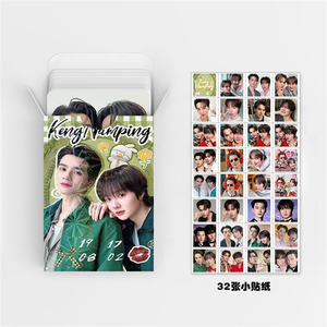 92 pièces/ensemble GMM Thai CP HD Photocards, cartes holographiques imprimées recto-verso, cartes postales en boîte Singto Dew Gun Ohm <span class=keywords><strong>Nanon</strong></span>, cadeau pour fans - Product Image 6