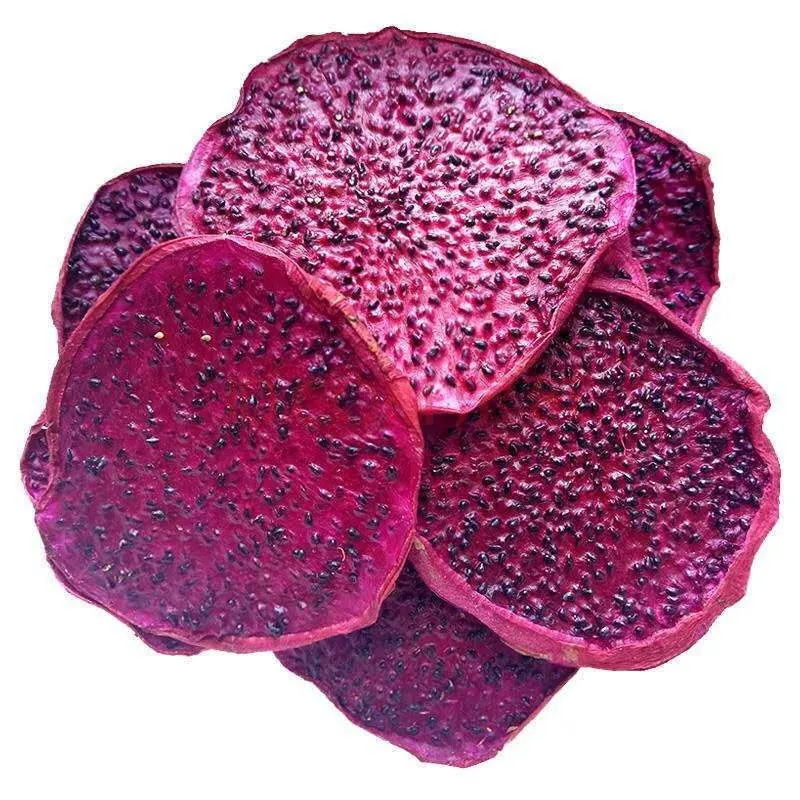 Newest style type fruit chips freeze dried dragon fruit