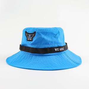 BSCI Factory's Unisex Ajustable Golf Sun Fisherman Cap Logotipo bordado personalizado Nylon Bucket Hat Cartoon <span class=keywords><strong>String</strong></span> New Outdoor - Product Image 2