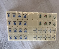 Jeu de Mahjong Américain Personnalisé 160 Tuiles de Luxe Gravées avec Numéros – Jeu de Mahjong Occidental Moderne pour Cadeaux