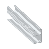 Système de fixation solaire ART SIGN avec accessoires complets : pince de rail, pince de fin de rail, pince de câble, compatible avec tous les panneaux solaires