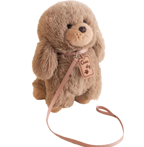 Simulation <span class=keywords><strong>chien</strong></span> animaux jouets pour enfants peluche caniche poupée sur une <span class=keywords><strong>laisse</strong></span> mignon <span class=keywords><strong>jouet</strong></span> <span class=keywords><strong>en</strong></span> peluche - Product Image 1