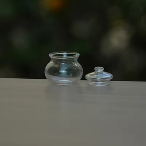 Maison <span class=keywords><strong>de</strong></span> poupée DIY, jouet <span class=keywords><strong>simple</strong></span>, bouteille en verre miniature transparente <span class=keywords><strong>et</strong></span> colorée, bouteille à vœux, mini pot en verre, fournitures <span class=keywords><strong>de</strong></span> cuisine - Product Image 5