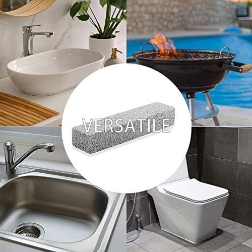 Gray Pumice Stone for Scouring Stick Toilet Bowl Cleaning Tool Bathroom Kitchen Sink Grill Removes Hard Water Calcium · image 4