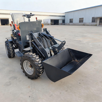 Mini-chargeuse sur pneus électrique JINLIN CE certifiée EPA, à économie d'énergie, avec moteur 2000W, 650kg, 4x4, pour l'agriculture et la manutention des céréales