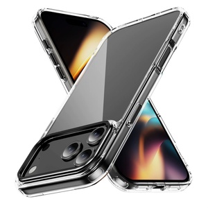 Funda Transparente Antihuellas para Teléfono Móvil 17 Pro Premium, Resistente a Golpes y Arañazos, Híbrida de TPU/PC - Product Image 5